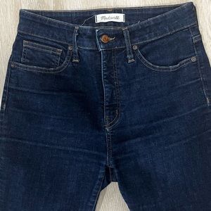 Madewell Curvy High-Rise Skinny Jeans Dark Wash